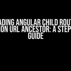 Lazy Loading Angular Child Routes with No Common URL Ancestor: A Step-by-Step Guide