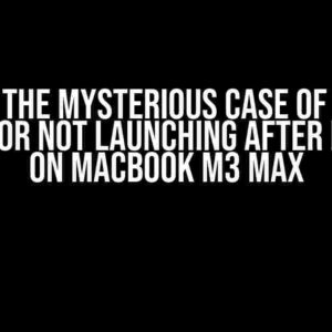 Solving the Mysterious Case of Android Emulator not Launching after Docking on MacBook M3 Max